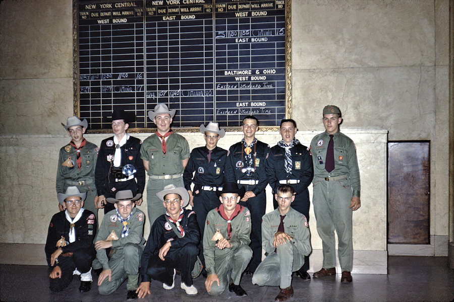 Scene from Philmont trip 1958