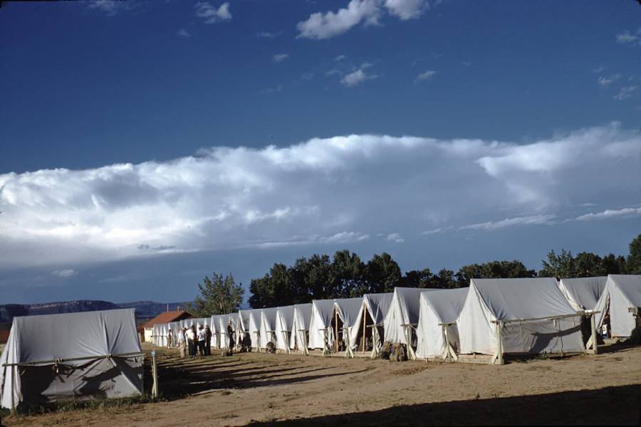 Scene from Philmont trip 1958