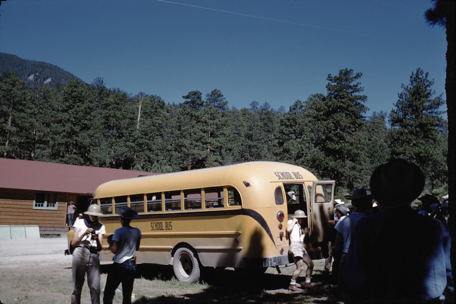 Scene from Philmont trip 1958