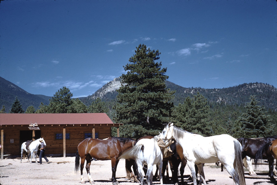 Scene from Philmont trip 1958