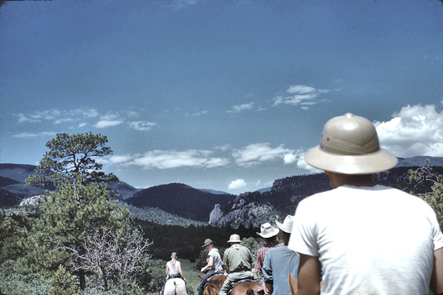 Scene from Philmont trip 1958