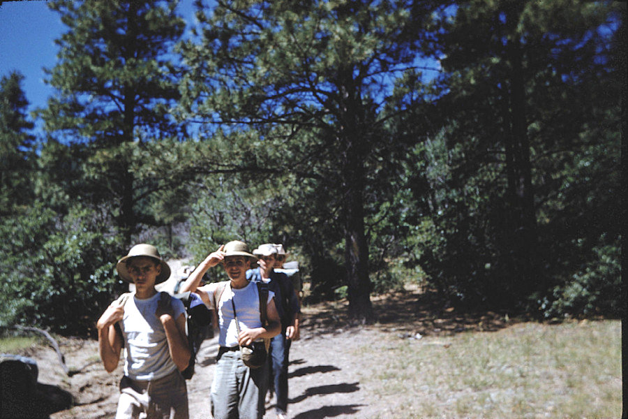 Scene from Philmont trip 1958