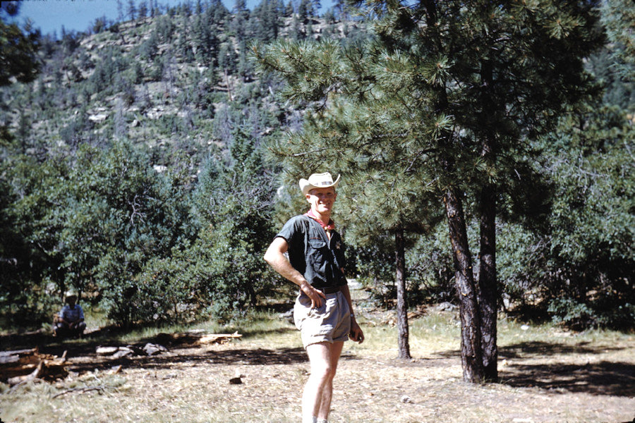 Scene from Philmont trip 1958