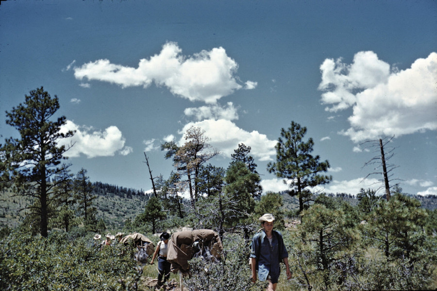 Scene from Philmont trip 1958