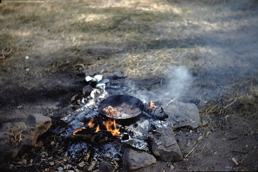 Scene from Philmont trip 1958