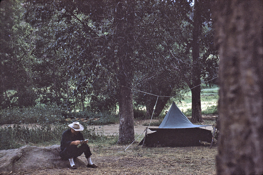 Scene from Philmont trip 1958