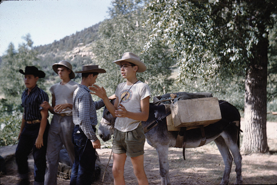 Scene from Philmont trip 1958