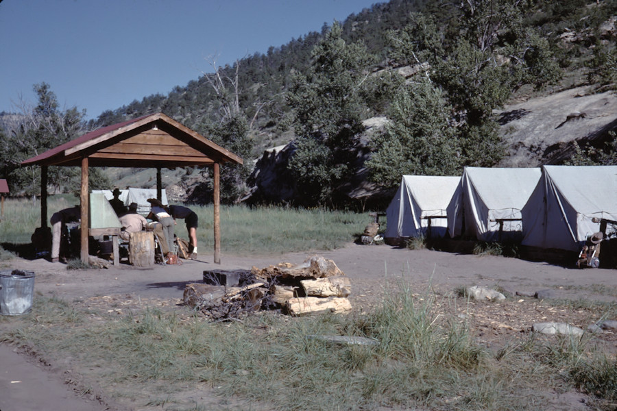 Scene from Philmont Trip 1962