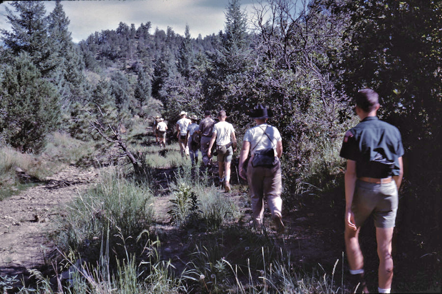 Scene from Philmont Trip 1962