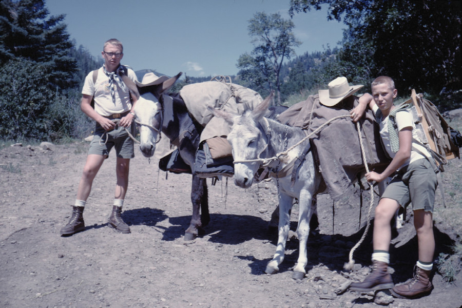 Scene from Philmont Trip 1962