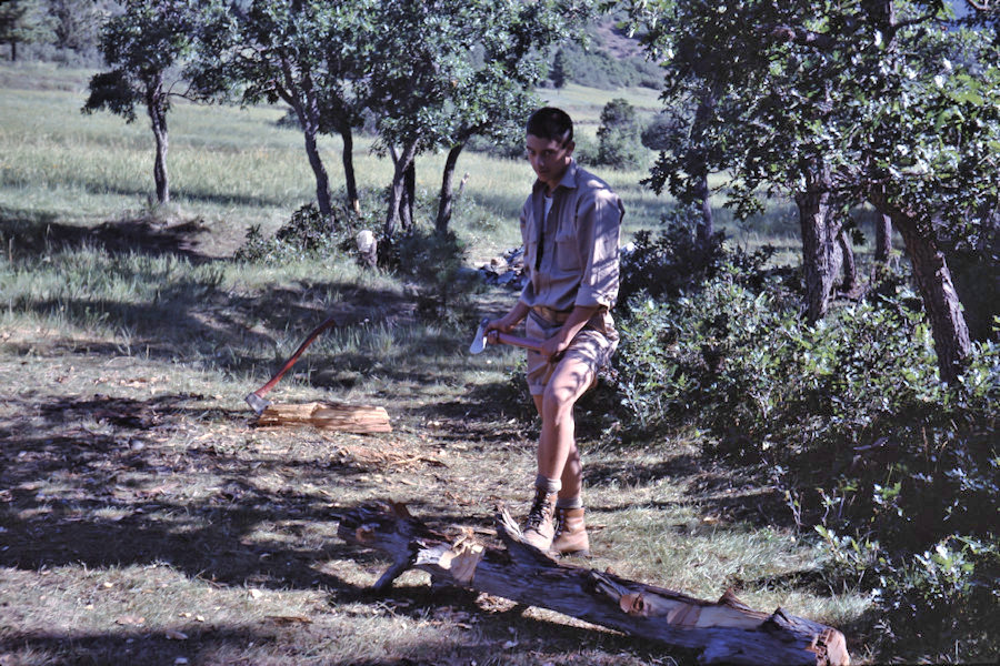 Scene from Philmont Trip 1962